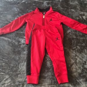 Baby Jordan track suit jacket and pants